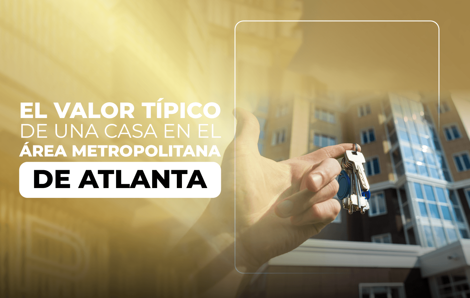 El valor típico de una casa en el área metropolitana de Atlanta